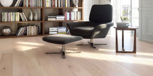 Трислоен естествен паркет Barlinek Oak Creme Brulee Grande-серия Pure Line