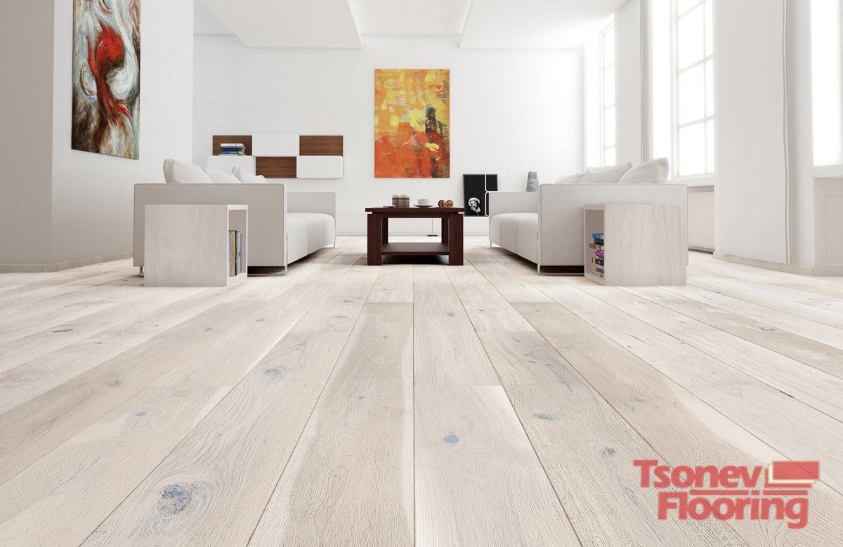 Естествен трислоен паркет Barlinek Oak Gentle-серия Senses