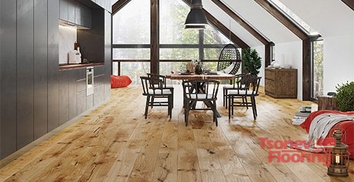 Естествен трислоен паркет Barlinek Oak Intence-серия Senses