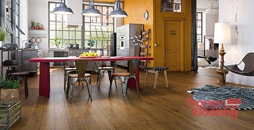 Естествен трислоен паркет Barlinek Oak Garda Medio-серия Pure Line