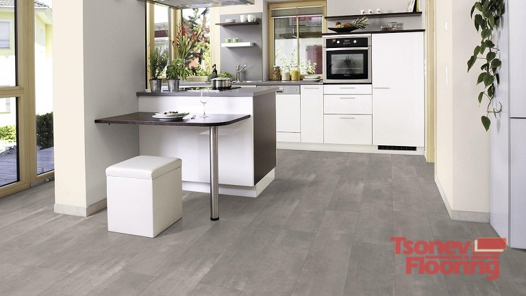 Влагоустойчив ламининиран паркет Kaindl Art Pearl Grey 44375-серия AQUApro