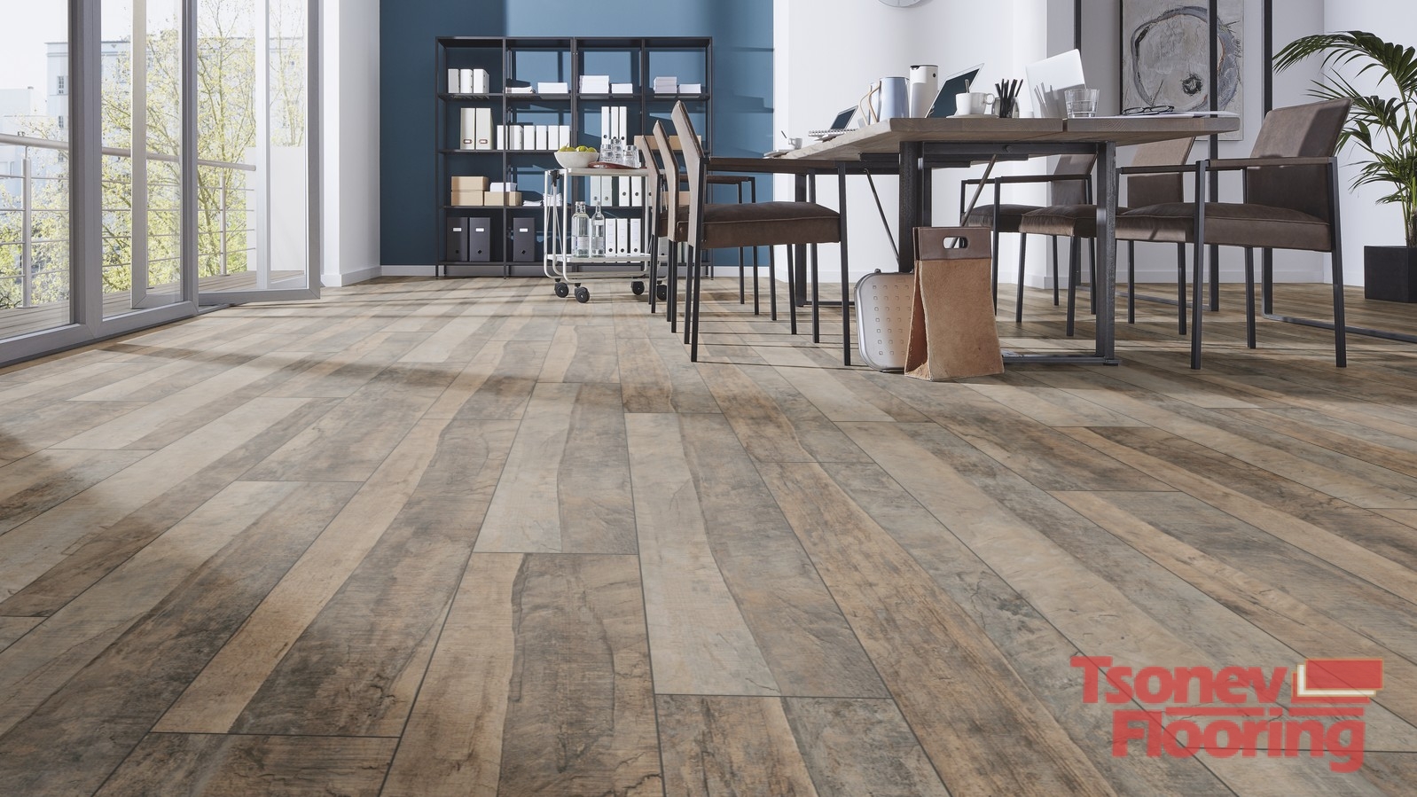 Ламиниран паркет Kronotex Trail Oak 4981-серия Exquisit Plus
