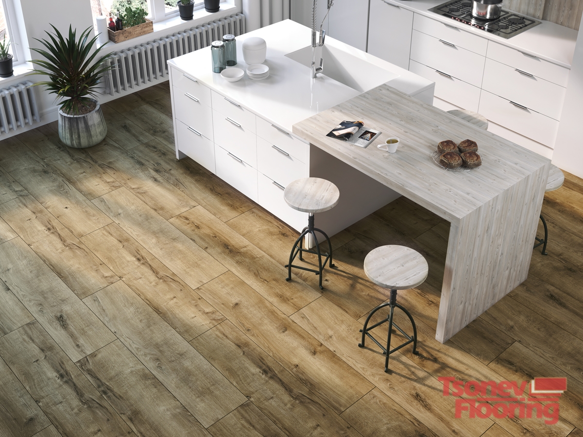 Влагоустойчив ламиниран паркет Classen Merida Oak 55067-серия Villa