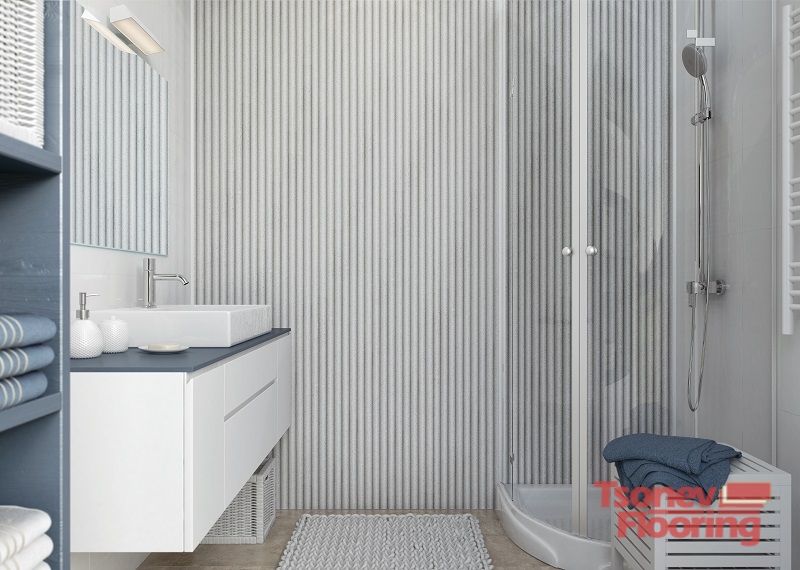 PVC ламперия VILO-Concrete Stripes