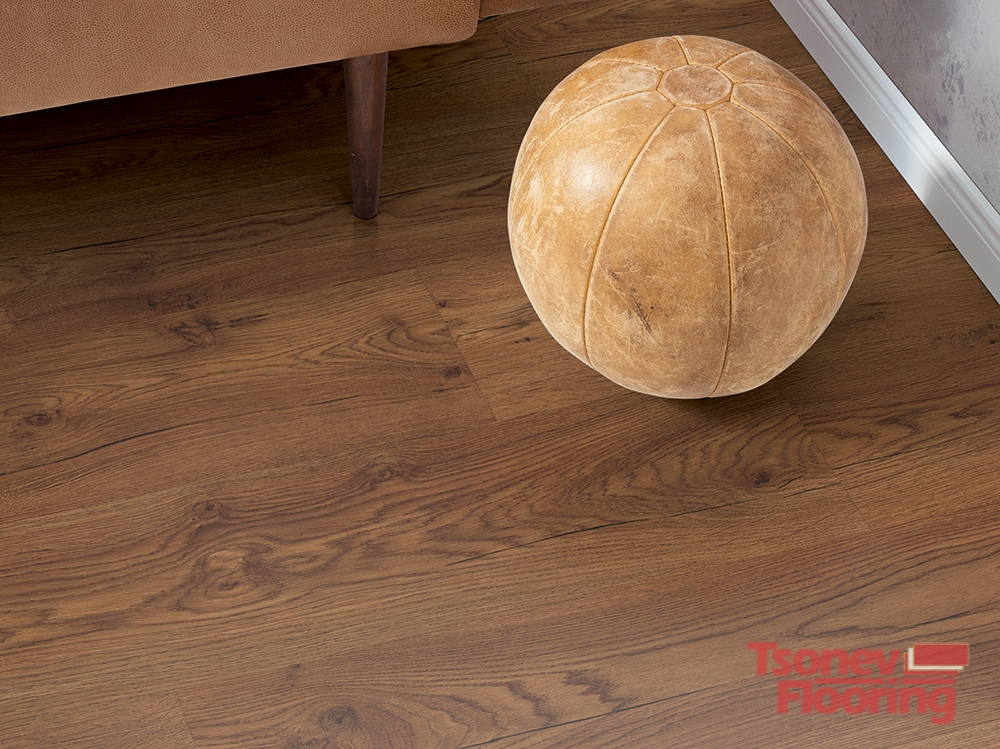 Подова настилка EGGER Design GreenTec-Дъб Престън тъмен EPD009-серия Large