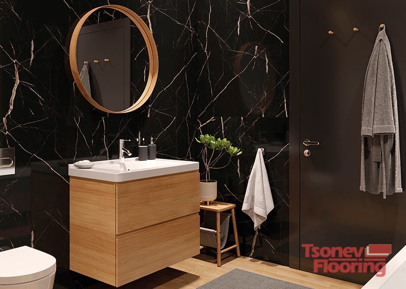 Vilo SPC стенни панели модел - Calacatta Black
