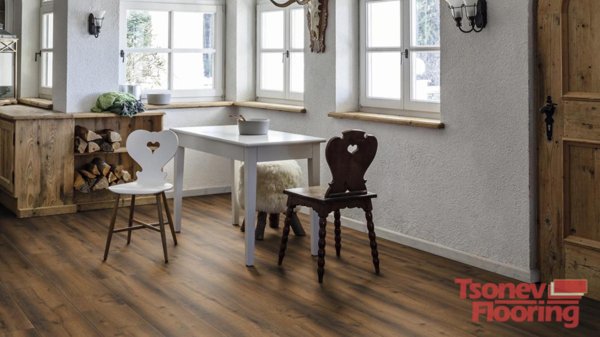 Влагоустойчив ламининиран паркет Kaindl Oak Roast O352- серия AQUApro